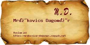 Mrákovics Dagomér névjegykártya